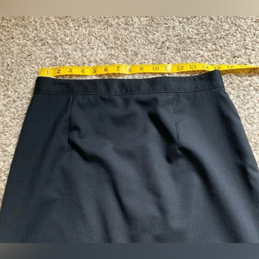 Dolce & Gabbana Italy Size 46 US 4 / 6 Black Satin Pencil Skirt - Picture 3 of 7
